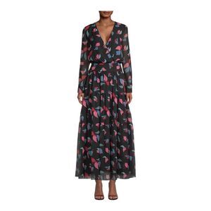 Emporio Armani Printed Chiffon Dress size 12 (48) NWT